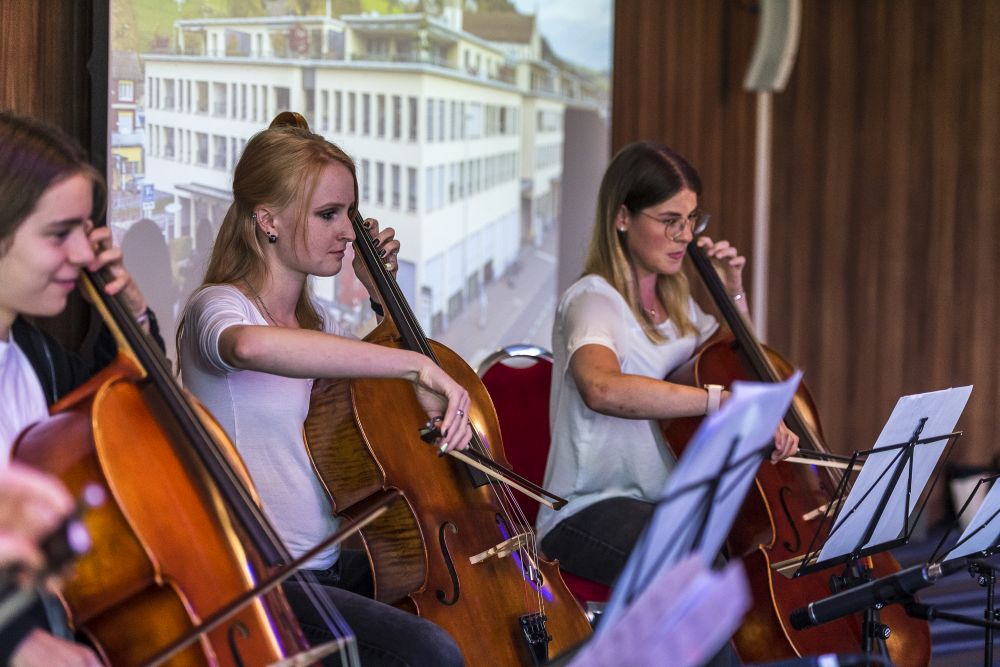 Ensembles «4Cellos» der Musikschule Unterägeri