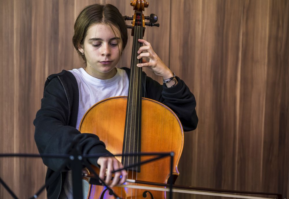Ensembles «4Cellos» der Musikschule Unterägeri