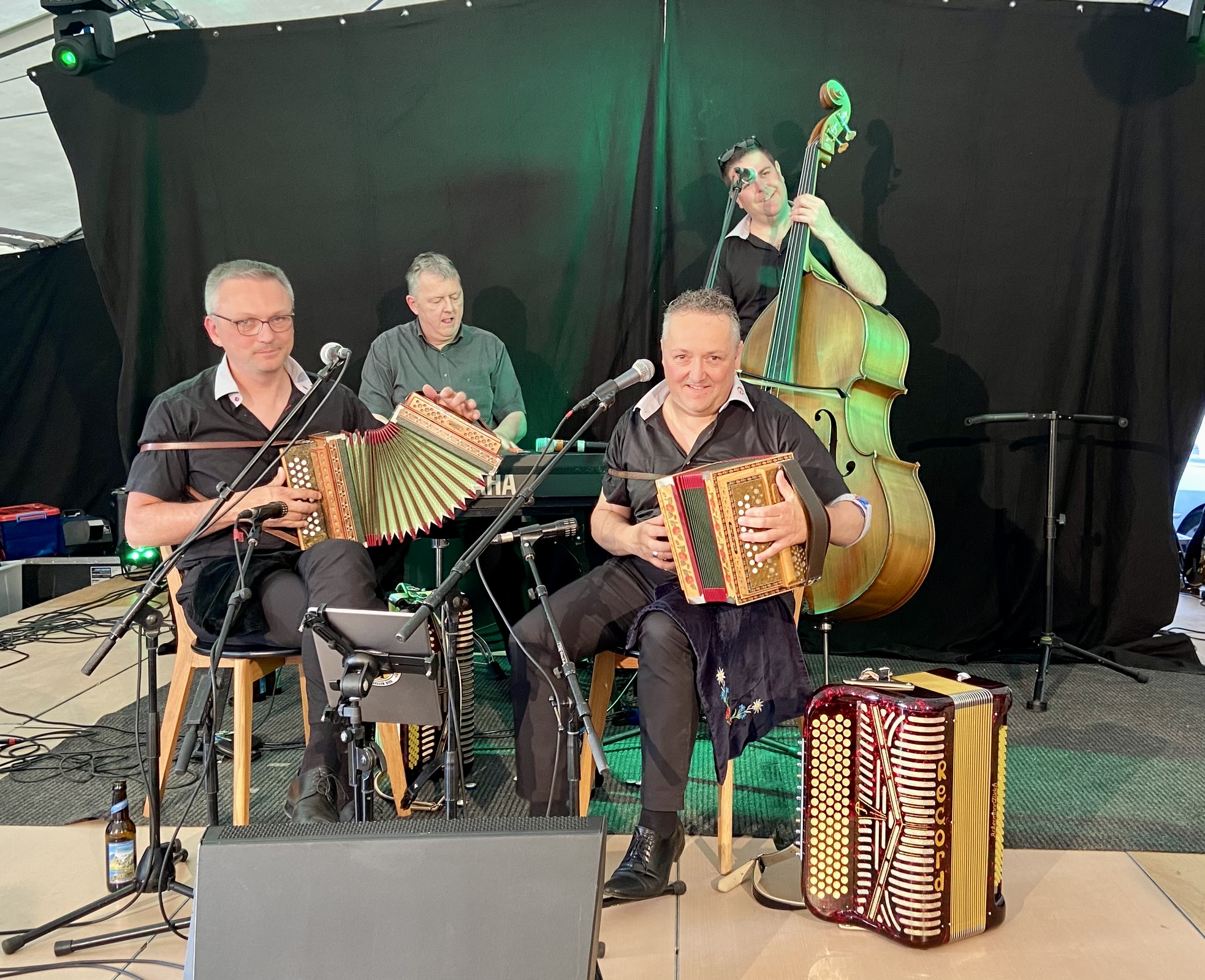 Das quartett waschächt sorgte für tolle Stimmung.