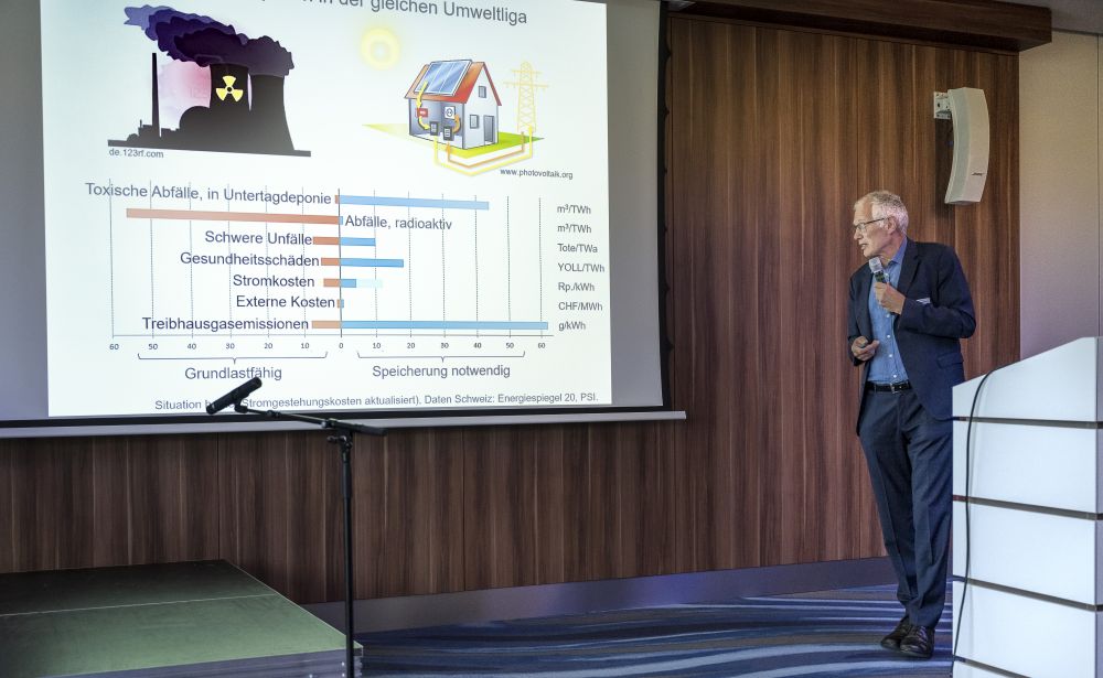 Referent Prof. Dr. Horst-Michael Prasser «Potentiale der Kernenergie für einen wirksamen Umwelt- und Klimaschutz»