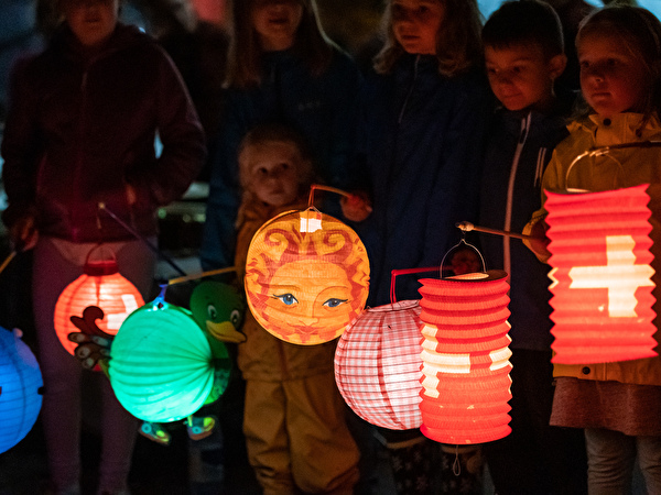 Lampionumzug Bundesfeier Unterägeri