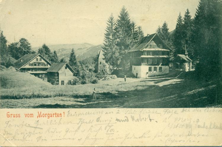 Gruss vom Morgarten 1900