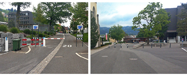 Teilsperrung Alte Landstrasse