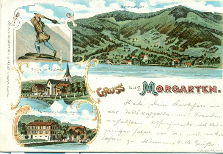 Gruss aus Morgarten 1903