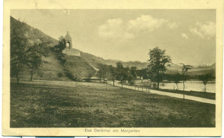 Denkmal am Morgarten 1909