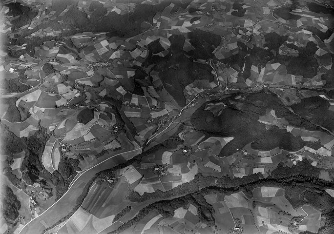Luftaufnahme Kappelen 1923