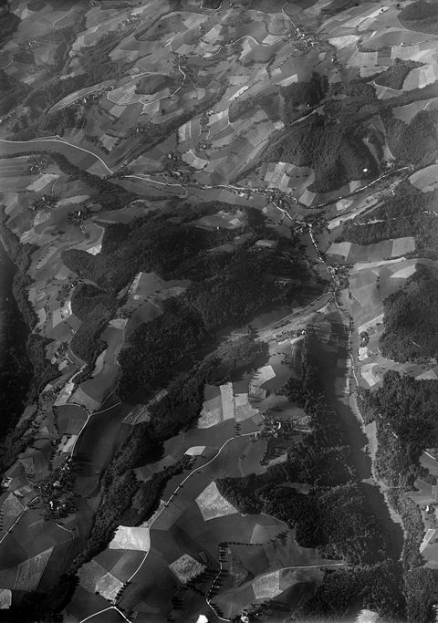 Luftaufnahme Kappelen 1923