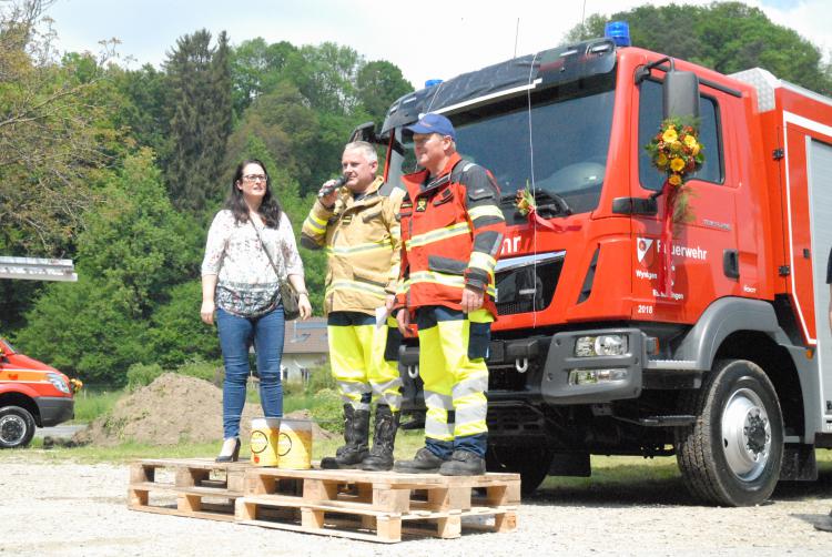 Die Gotte Claudia Rindlisbacher und der Götti Res Lüdi