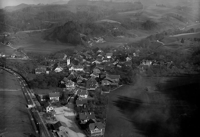 Luftaufnahme Wynigen 1925