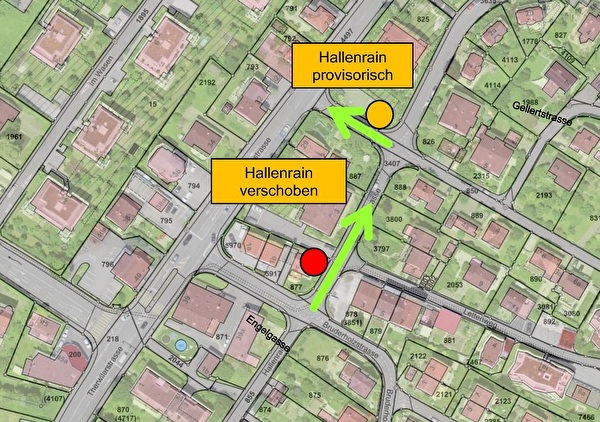 Haltestelle Hallenrain