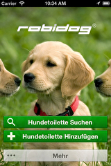 Robidog-App Screenshot