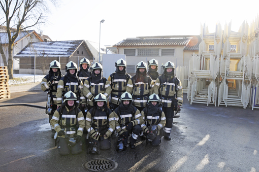 Gruppenbild der Rekruten 2017