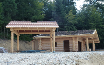 Waldhütte in Cornol