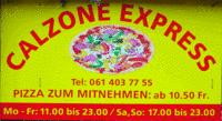 Schild Calzone Express