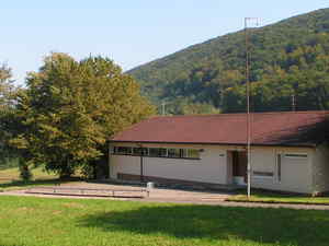 Unser rege genutztes Schützenhaus im Grünen. 