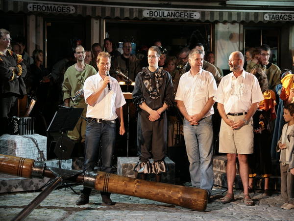 Jacques Andrey, Etienne Crausaz, Nicolas Bussard et André Pauchard