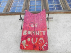 Pancarte Bonnet Rouge