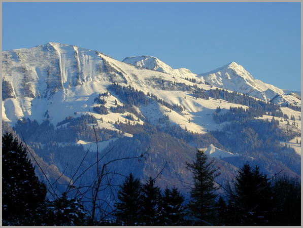 La Vudalla  couverte de neige