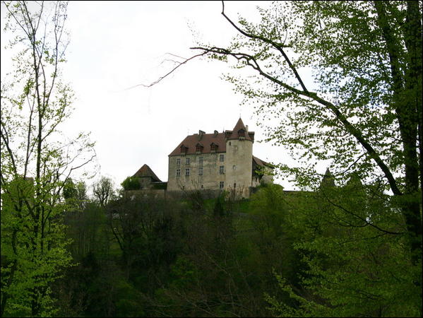 Le jour se voile sur le château
