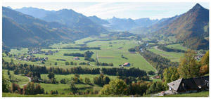 Cette photo a été prise depuis l'émetteur Swisscom au-dessus d'Estavannens le 16 octobre 2005