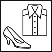 Kleider- und Schuhsammlung