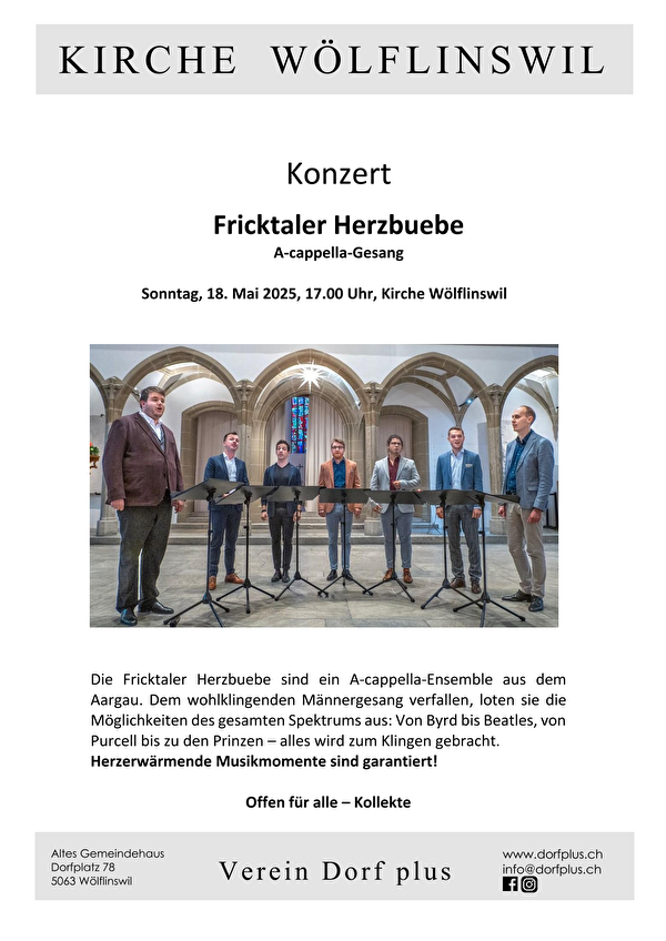Flyer Fricktaler Herzbuebe