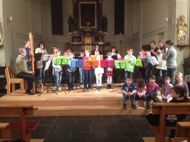 Regionale Musikschule Oberhof bei einem Konzert in der Kirche