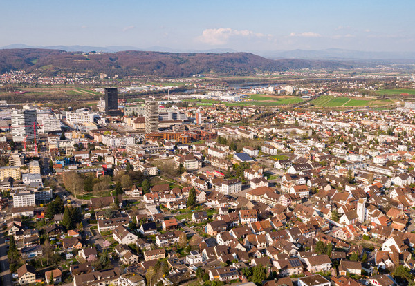 Panoramabild Gemeinde Pratteln