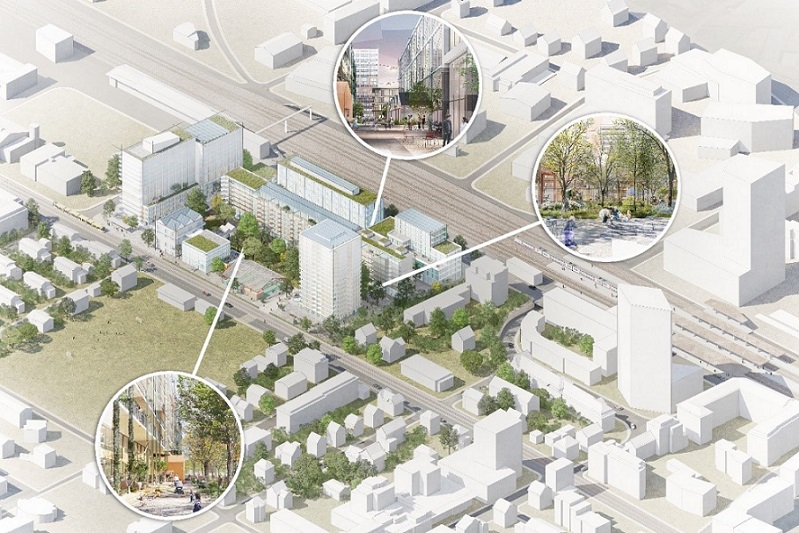 Abb.: Das Richtprojekt zeigt eine mögliche Umsetzung der Quartierplanung