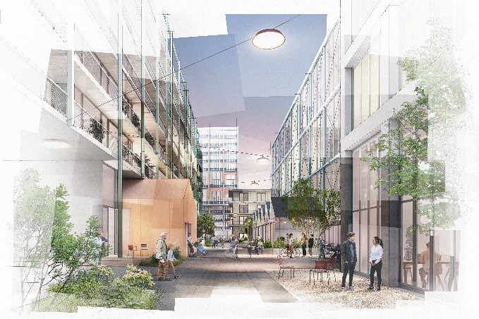 Abb.: Blick in die Werkgasse