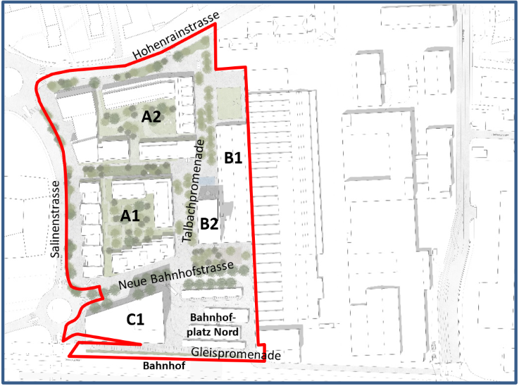 Plan Bredella Areal West