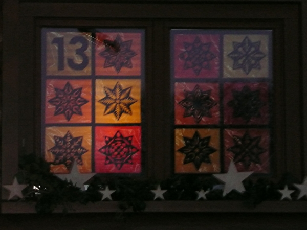 Weihnachtsfenster 2013