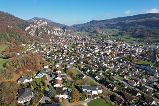Balsthal von oben