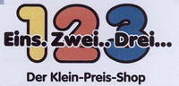 Eins. Zwei.. Drei...  Der Klein-preis-Shop