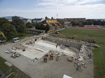 Rückbau Schwimmbad Mühlematt