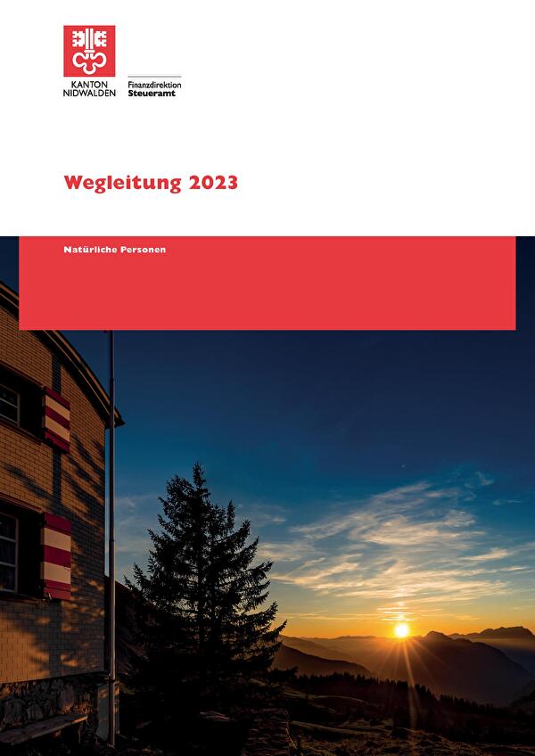 Titelseite Wegleitung 2023