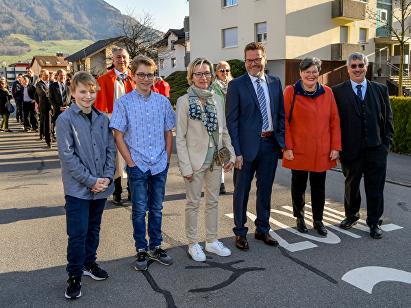 Regierungsräte mit Familie und Anhang