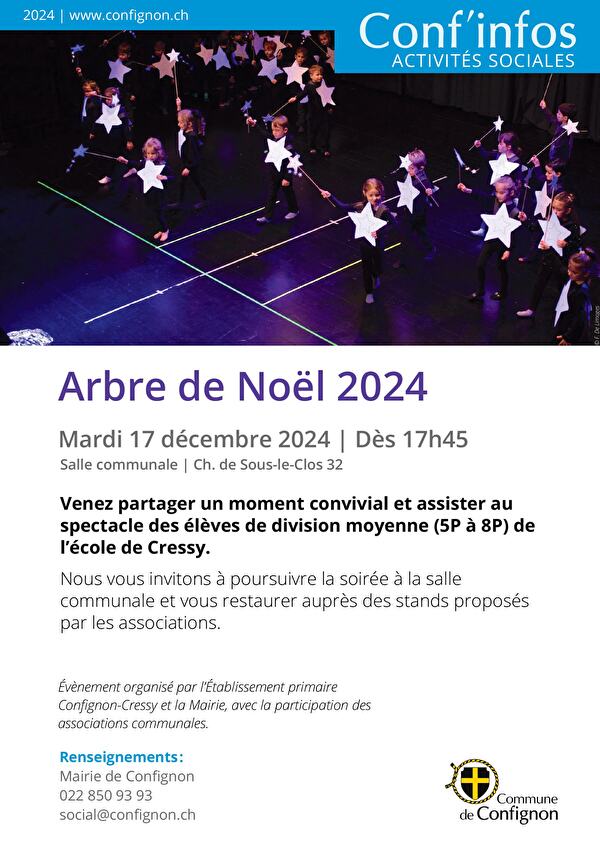 MARDI 17 DÉCEMBRE 2024 : ARBRE DE NOËL