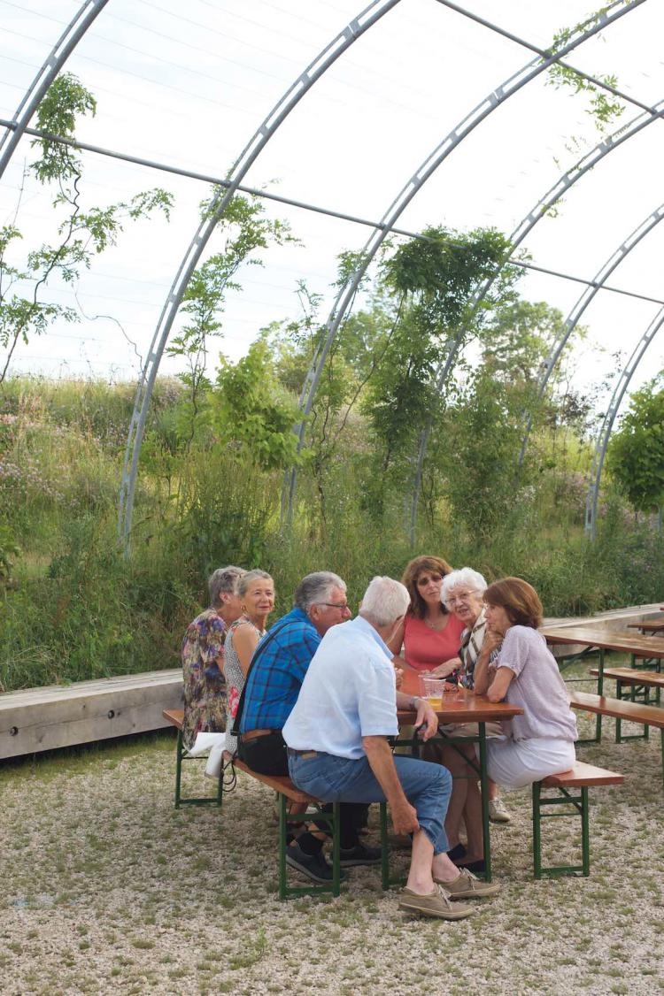 Pergola du bord de l'Aire