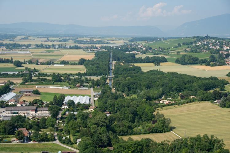 Vue aérienne du futur quartier des Cherpines