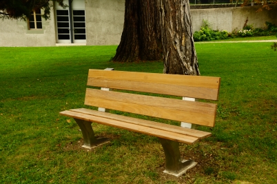 Banc sonore no 7 - parc de la mairie de Confignon