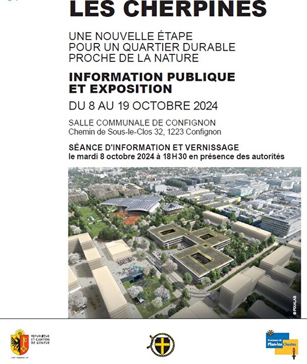 8 OCTOBRE 2024 : LES CHERPINES SEANCE D'INFORMATION PUBLIQUE ET VERNISSAGE 