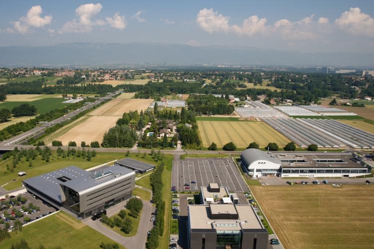 Vue aérienne du futur quartier des Cherpines