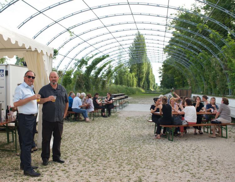 Pergola du bord de l'Aire