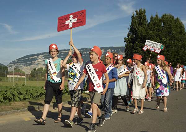 Le cortège des enfants