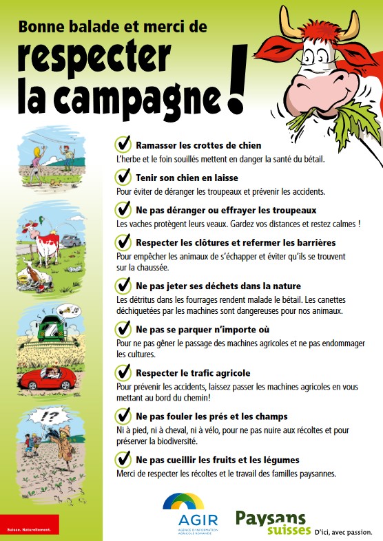 RESPECTER LA CAMPAGNE !