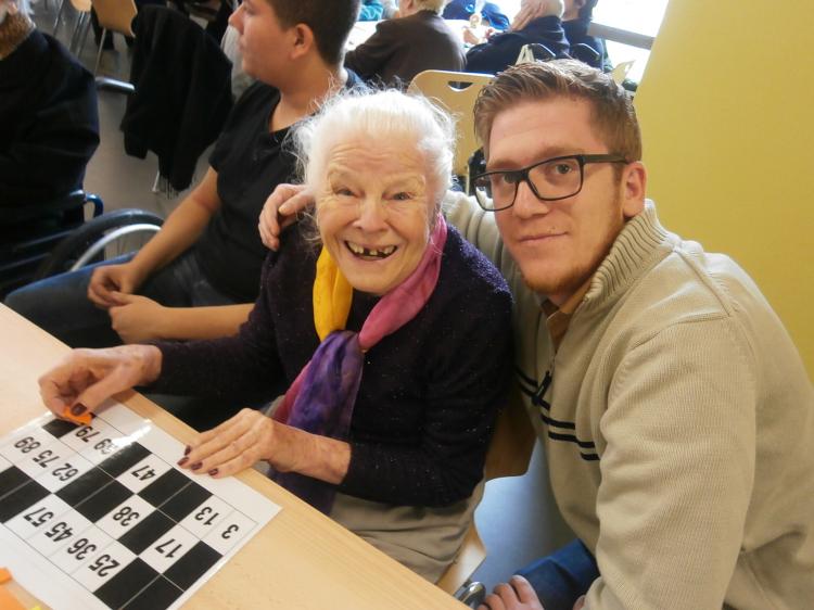 Une vingtaine de personne ont participé à ce premier loto intergénérationnel