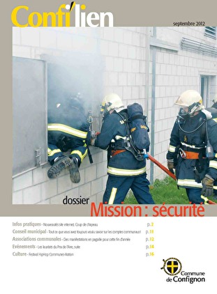 Page de couverture du numéro de septembre