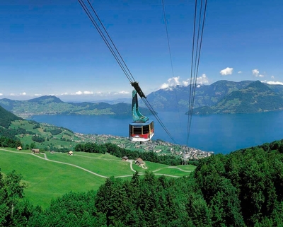 Seilbahn auf die Klewenalp