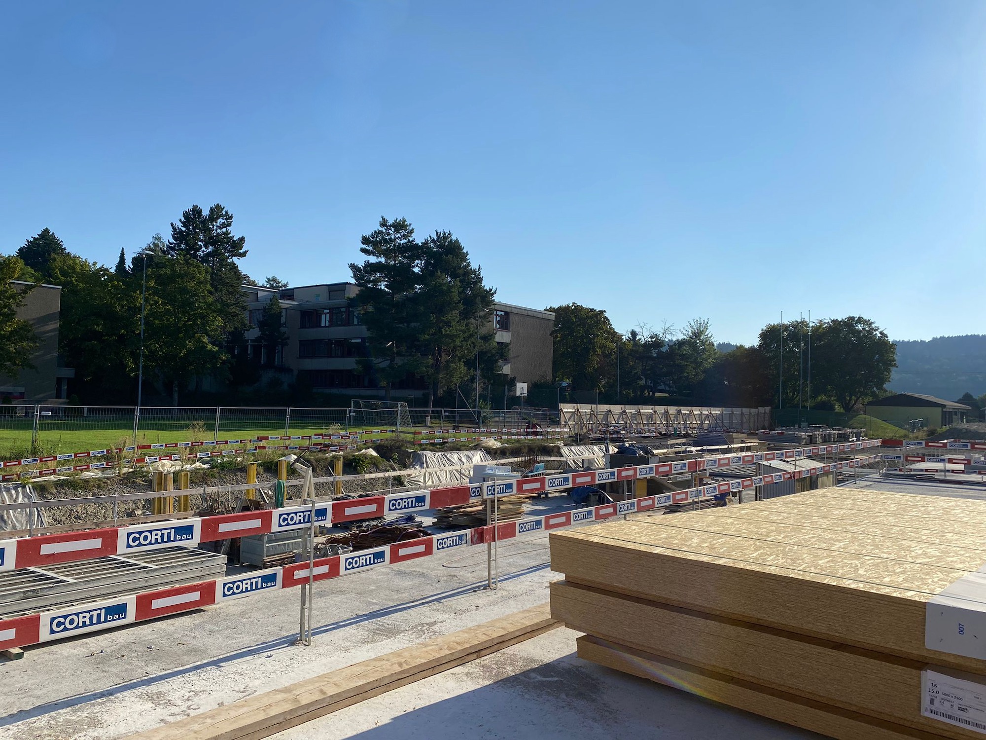 Baustelle am 22. August 23